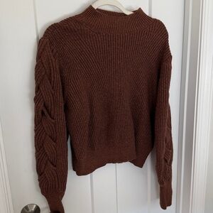 Express Chocolate Knit Sweater